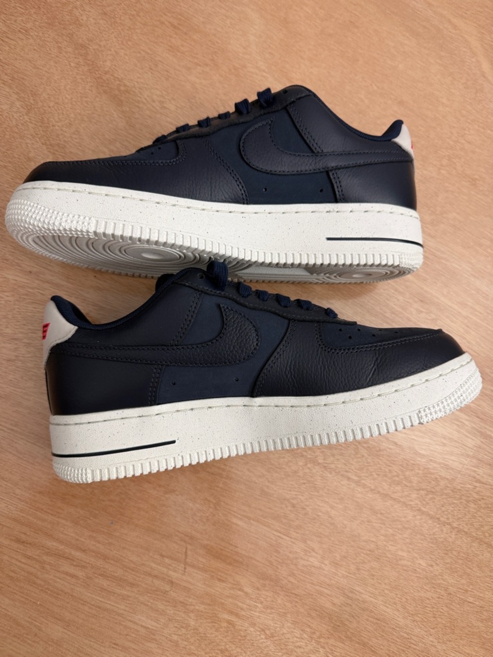 Nike Women’s Navy Air Force One Sneakers with White Sole